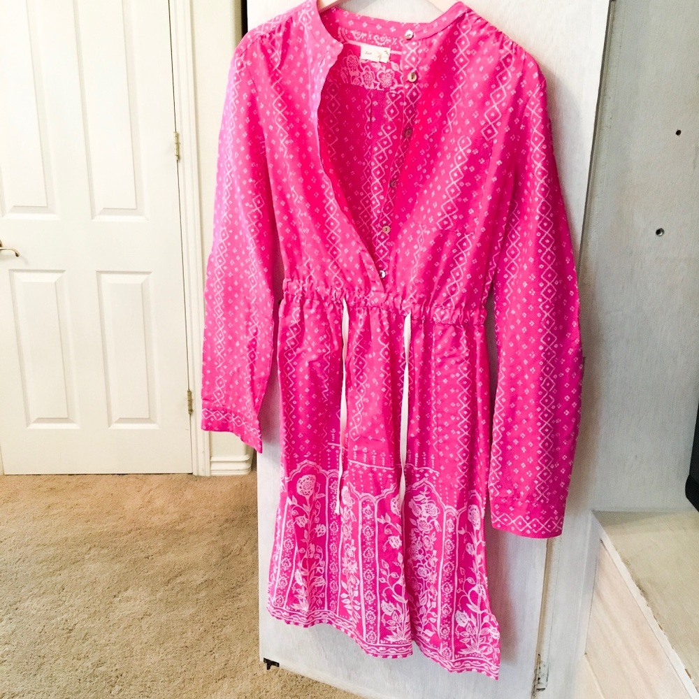 Anthropologie Button Up Dress